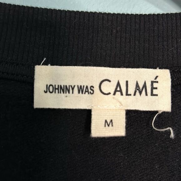 Johnny Was Calmé Metallic Accent Crew Neck - Picture 6 of 9